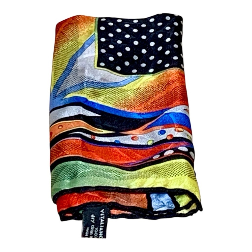 Men’s Vintage Vitaliano Pancaldi Silk Italian Scarf